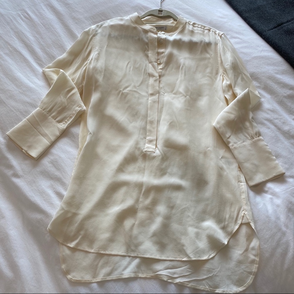 Equipment long sleeve flowy top